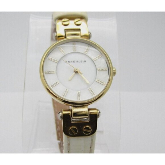 Women Anne Klein Quartz 100ft WR Analog 27mm Dial Causal Round Watch(E841)AK1950 - Picture 1 of 10